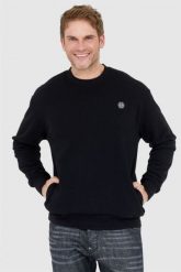 PHILIPP PLEIN Czarna bluza męska ls hexagon. Czarne bluzy bez kaptura męskie Philipp Plein, l. W wyprzedaży za 1,099.99 zł.