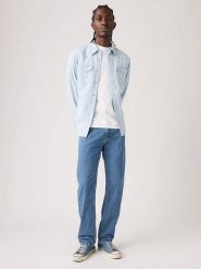 Levi's Dżinsy "505" - Regular fit - w kolorze niebieskim rozmiar: W30/L32. Niebieskie jeansy męskie Levi's. Za 319.95 zł.