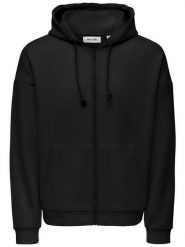 ONLY & SONS Bluza w kolorze czarnym rozmiar: XS. Czarne bluzy z kapturem męskie Only & Sons, xs, z bawełny. Za 83.22 zł.