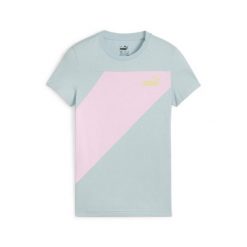 Puma Koszulka Power 67935922. Niebieskie bluzki sportowe damskie Puma, m, z bawełny, bez kołnierzyka, bez ramiączek. Za 67.99 zł.