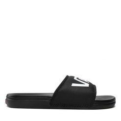 Klapki Vans. Czarne kalosze damskie Vans, bez wzorów. Za 99.99 zł.
