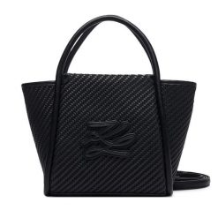 Torebka KARL LAGERFELD. Czarne torebki klasyczne damskie Karl Lagerfeld, bez wzorów, bez dodatków. Za 1,099.00 zł.