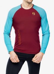 Bluza biegowa Karpos Lavaredo Jersey LS. Czerwone bluzy z kapturem męskie KARPOS, l, z jersey. Za 208.99 zł.