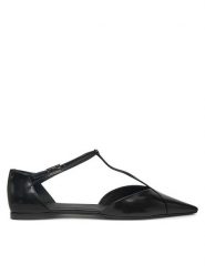 Max Mara Półbuty Fsilkway 2514521271600 Czarny. Czarne półbuty damskie Max Mara, bez wzorów, ze skóry, bez obcasa, na płaskiej podeszwie. Za 1,749.00 zł.