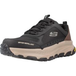Tenisówki Skechers Model Dlux Trekker Kolor Czarny. Czarne trampki i tenisówki męskie Skechers, bez wzorów, z materiału, bez zapięcia. Za 425.00 zł.