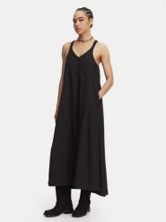 G-Star Raw Sukienka letnia D28398-E344 Czarny Relaxed Fit. Czarne sukienki damskie G-Star Raw, na lato, s, bez wzorów, z syntetyku, retro, bez kołnierzyka, bez ramiączek. Za 739.99 zł.