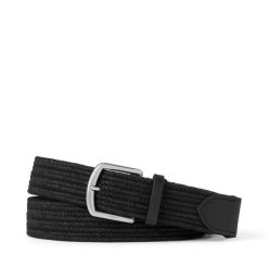 Pasek Polo Ralph Lauren. Czarne paski męskie Polo Ralph Lauren, bez wzorów. Za 469.99 zł.