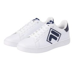 Męskie Buty Sportowe Z Logo Courtbay. Białe buty sportowe na co dzień męskie Fila, bez zapięcia. Za 295.99 zł.