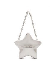 MICHAEL Michael Kors Torebka Darla 30F6S0DC5U Srebrny. Szare torebki wieczorowe MICHAEL Michael Kors, bez wzorów, z syntetyku, wizytowe, bez kołnierzyka, bez ramiączek. Za 859.99 zł.