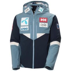 Kurtka narciarska Helly Hansen Kvitfjell. Niebieskie kurtki narciarskie i snowboardowe damskie Helly Hansen, m, bez wzorów, bez kaptura, narciarskie. W wyprzedaży za 2,169.00 zł.