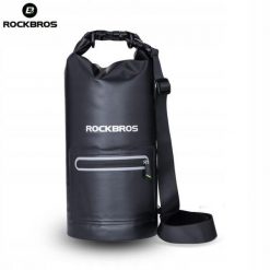 Torba sakwa nieprzemakalna worek 20L Rockbros AS0241BK. Czarne torby męskie na ramię ROCKBROS, bez wzorów, z materiału, przez ramię, małe. Za 64.00 zł.