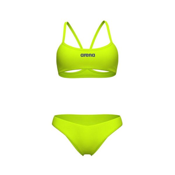 Strój kąpielowy damski dwuczęściowy bikini na basen plażę Arena Solid. Zielone bikini damskie Arena, bez wzorów. Za 119.99 zł.