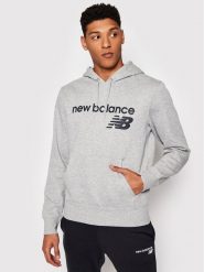 New Balance Bluza C C F Hoodie MT03910 Szary Relaxed Fit. Szare bluzy bez kaptura męskie New Balance, m, z bawełny. Za 269.99 zł.