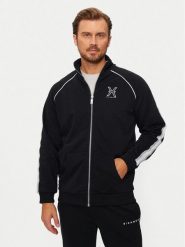 Richmond X Bluza Bongi UMA24004FE Czarny Regular Fit. Czarne bluzy bez kaptura męskie RICHMOND X, m, z bawełny. Za 519.99 zł.