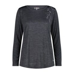 Damska koszulka z długim rękawem CMP. Czerwone t-shirty damskie CMP, xl, bez wzorów, z jersey, bez kołnierzyka. Za 187.00 zł.