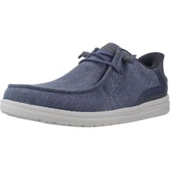Buty SKECHERS SLIP-INS MELSON Niebieski. Niebieskie buty sportowe na co dzień męskie Skechers, bez zapięcia. Za 490.00 zł.