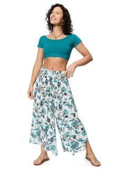 Ipanima Spodnie w kolorze turkusowo-kremowym rozmiar: 34-40. Brązowe spodnie materiałowe damskie Ipanima, bez wzorów, z materiału. Za 86.99 zł.