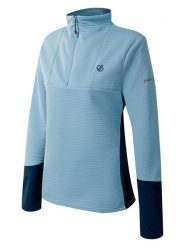 Dare 2b Koszulka funkcyjna "Iced" w kolorze błękitnym rozmiar: 34. Niebieskie bluzki sportowe damskie Dare 2b, z materiału, bez kołnierzyka, bez ramiączek. Za 100.75 zł.