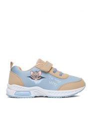 Tom & Jerry Sneakersy CEO-CP66-SS26-210WBTJ Niebieski. Niebieskie trampki i tenisówki chłopięce Tom & Jerry, bez wzorów, z materiału, bez zapięcia. Za 89.99 zł.