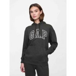 Bluza damska GAP V-Gap Heritage PO HD. Szare bluzy bez kaptura damskie GAP. Za 139.99 zł.