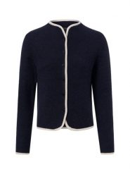 Franco Callegari Sweter z wełny Kobiety niebieski, M. Niebieskie swetry klasyczne damskie Franco Callegari, m, z dzianiny, bez kołnierzyka. Za 399.95 zł.
