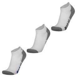 Skarpetki sportowe męskie 3pk Mens 1/2 Terry Q-White Socks. Białe skarpetki męskie Skechers, bez wzorów, z materiału. Za 59.99 zł.