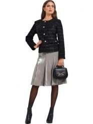 Heine Spódnica w kolorze szarym rozmiar: 44. Szare spódniczki damskie Heine, bez wzorów, midi. Za 104.99 zł.