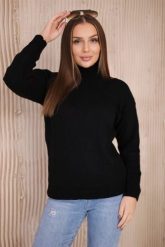 Sweter z półgolfem czarny. Czarne golfy damskie KESI, l, bez wzorów, z wełny, bez ramiączek. Za 139.05 zł.