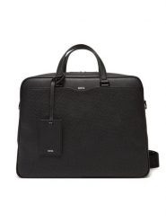 BOSS Torba na laptopa 50542235 Czarny. Czarne torby na laptopa damskie Boss, bez wzorów, ze skóry. Za 739.99 zł.