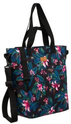 Wygodny shopper damski z poliestru - Rovicky. Shopper bag damskie ROVICKY, z aplikacjami, zdobione, bez dodatków. Za 49.99 zł.