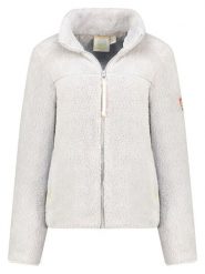 Geographical Norway Kurtka polarowa "Upaz" w kolorze białym rozmiar: XXL. Białe kurtki damskie Geographical Norway, xxl, bez wzorów, z polaru, bez kaptura. Za 100.04 zł.