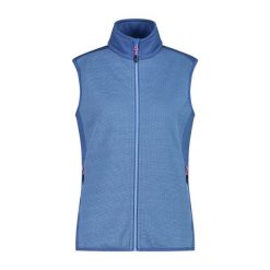 Damska kurtka bez rękawów CMP. Niebieskie kurtki damskie CMP, bez wzorów, z polaru, bez kaptura. Za 232.00 zł.