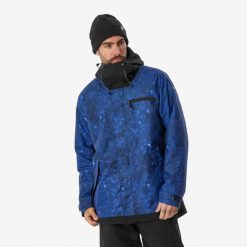 Kurtka snowboardowa męska Dreamscape SNB 100. Szare kurtki męskie DREAMSCAPE, m, bez wzorów, z materiału, bez kaptura, narciarskie. Za 249.99 zł.