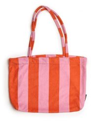 Really Nice Things Shopper bag w kolorze jasnoróżowo-pomarańczowym - 50 x 40 cm rozmiar: onesize. Pomarańczowe shopper bag damskie Really Nice Things, bez wzorów, z materiału, bez dodatków. Za 152.83 zł.