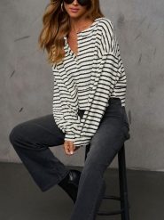 LA Angels Bluza w kolorze kremowo-czarnym rozmiar: S. Brązowe bluzy bez kaptura damskie LA Angels, s. Za 119.95 zł.