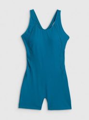 4F Kostium kąpielowy jednoczęściowy damski - turkusowy XL. Niebieskie stroje jednoczęściowe damskie 4f, xl, bez wzorów. Za 149.99 zł.