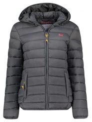 Geographical Norway Kurtka pikowana "Atikolor" w kolorze antracytowym rozmiar: S. Czarne kurtki damskie Geographical Norway, s, bez wzorów, bez kaptura. Za 108.74 zł.