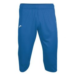 Spodnie do piłki nożnej męskie Joma Championship III Vela 3/4. Niebieskie spodnie sportowe męskie Joma, bez wzorów, z materiału, sportowe. Za 163.00 zł.