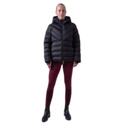 Damska kurtka z kapturem PS of Sweden Penelope Puffer. Czarne kurtki damskie PS OF SWEDEN, bez wzorów, z puchu, z kapturem. Za 848.50 zł.