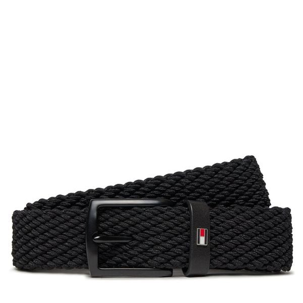 Pasek Męski Tommy Hilfiger. Czarne paski męskie Tommy Hilfiger, bez wzorów. Za 159.99 zł.