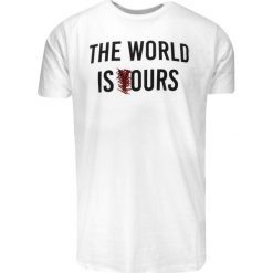 T-Shirt Biały z Nadrukiem THE WORLD IS OURS, Okrągły Dekolt -BRAVE SOUL. Białe t-shirty męskie Brave Soul, l, bez wzorów, z bawełny, bez kołnierzyka. Za 49.00 zł.