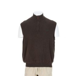 Second life - Sweter męski brązowy - Jak nowy. Brązowe swetry męskie Ralph Lauren, l, bez wzorów, bez kołnierzyka. Za 170.36 zł.