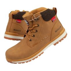 Buty sportowe Geographical Norway BALL-GN CAMEL. Brązowe buty sportowe na co dzień męskie Geographical Norway, na zimę, z gumy, bez zapięcia, trekkingowe. Za 169.00 zł.