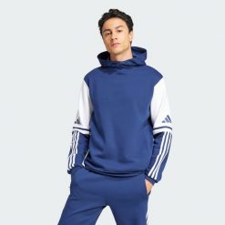 Bluza z kapturem Squadra 25 Sweat. Białe bluzy z kapturem męskie Adidas, xs, z materiału. Za 239.00 zł.