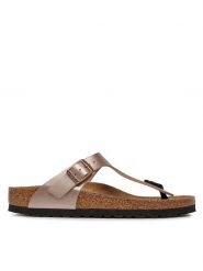 Birkenstock Japonki Gizeh 1023925 Różowy. Czerwone klapki damskie Birkenstock, bez wzorów, ze skóry, bez obcasa. Za 319.99 zł.
