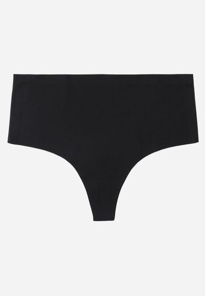 Czarne Bezszwowe Majtki Stringi z Wysokim Stanem Hemolis. Czarne stringi damskie Born2be, l, bez wzorów. Za 29.99 zł.