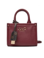 Liu Jo Torebka Esc XS Tote AF5102 E0058 Bordowy. Czerwone torebki klasyczne damskie Liu Jo, bez wzorów, ze skóry, bez dodatków. Za 489.99 zł.