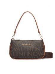 Valentino Torebka Regina Re VBS9IS13 Brązowy. Brązowe torebki klasyczne damskie Valentino, bez wzorów, ze skóry, bez dodatków. Za 569.99 zł.