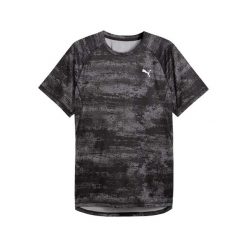T-Shirt Puma M Run Velocity Aop Tee Dorośli. Czarne t-shirty męskie Puma, m, bez wzorów, z materiału, bez kołnierzyka. Za 190.99 zł.
