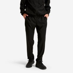 Spodnie dresowe męskie Domyos. Czarne spodnie sportowe męskie DOMYOS, z dresówki. Za 44.99 zł.